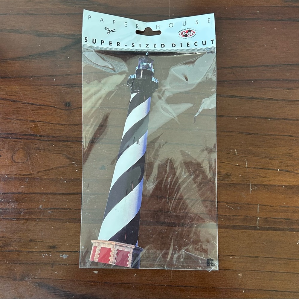 Free item: Paper House Die Cut Lighthouse